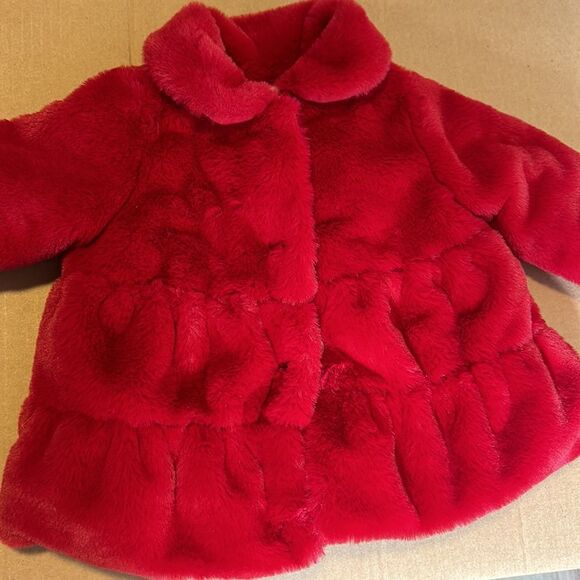 Macy’s First Impressions Toddler Girls Winter Long Sleeve Red 3-6 months - Picture 2 of 9